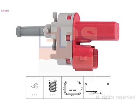 Commande, embrayage (régulateur de vitesse) Made in Italy - OE Equivalent 1.810.171 EPS Facet