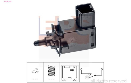 Commande, embrayage (régulateur de vitesse) Made in Italy - OE Equivalent 1.810.242 EPS Facet