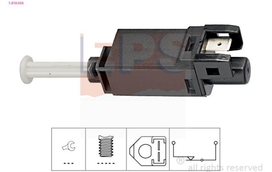 Interrupteur des feux de freins Made in Italy - OE Equivalent 1.810.056 EPS Facet