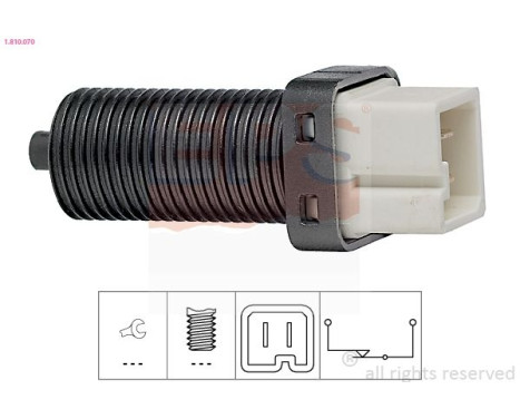 Interrupteur des feux de freins Made in Italy - OE Equivalent 1.810.070 EPS Facet