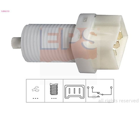 Interrupteur des feux de freins Made in Italy - OE Equivalent 1.810.113 EPS Facet