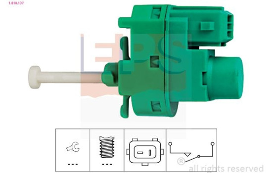 Interrupteur des feux de freins Made in Italy - OE Equivalent 1.810.137 EPS Facet