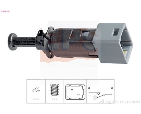 Interrupteur des feux de freins Made in Italy - OE Equivalent 1.810.150 EPS Facet
