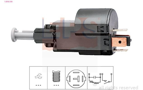 Interrupteur des feux de freins Made in Italy - OE Equivalent 1.810.156 EPS Facet