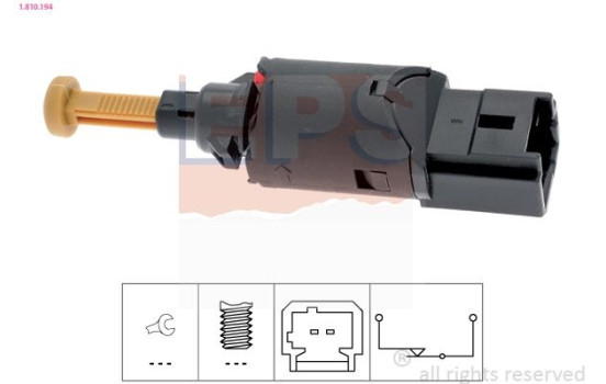 Interrupteur des feux de freins Made in Italy - OE Equivalent 1810194 EPS Facet