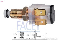 Interrupteur des feux de freins Made in Italy - OE Equivalent 7.1009 Facet