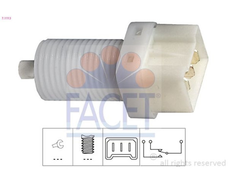 Interrupteur des feux de freins Made in Italy - OE Equivalent 7.1113 Facet
