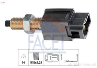 Interrupteur des feux de freins Made in Italy - OE Equivalent 7.1169 Facet