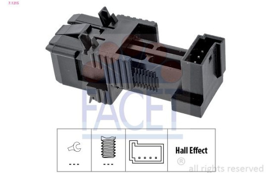 Interrupteur des feux de freins Made in Italy - OE Equivalent 7.1215 Facet