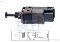 Interrupteur des feux de freins Made in Italy - OE Equivalent 7.1251 Facet