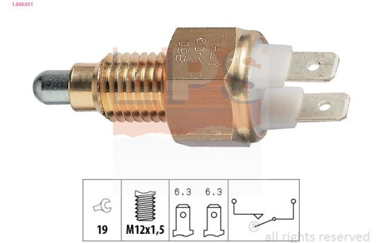 Contacteur, feu de recul Made in Italy - OE Equivalent 1.860.011 EPS Facet