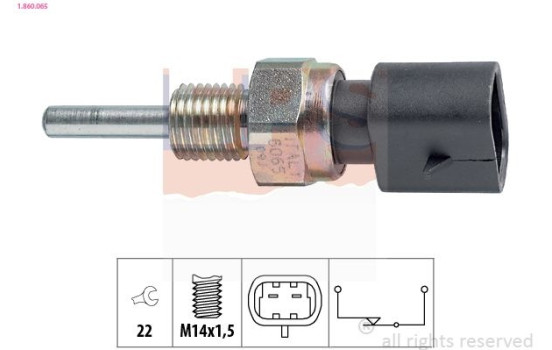 Contacteur, feu de recul Made in Italy - OE Equivalent 1.860.065 EPS Facet