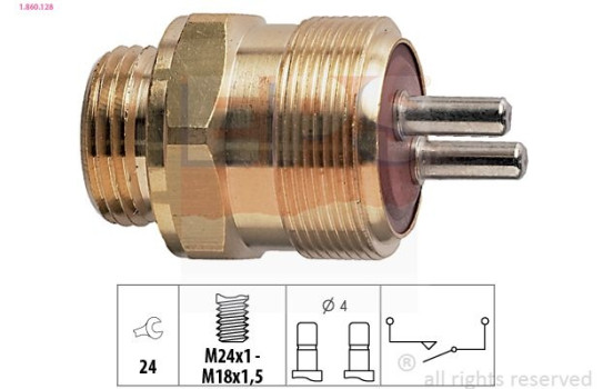 Contacteur, feu de recul Made in Italy - OE Equivalent 1.860.128 EPS Facet