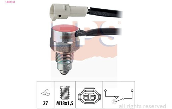 Contacteur, feu de recul Made in Italy - OE Equivalent 1.860.162 EPS Facet