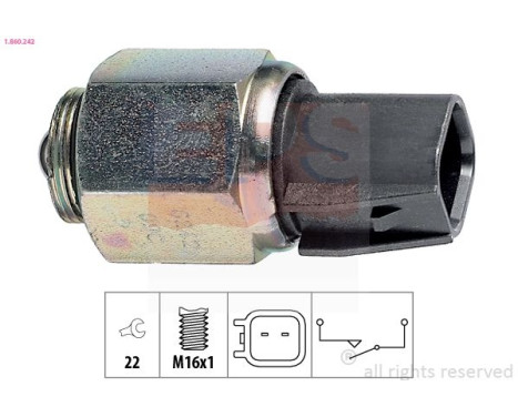 Contacteur, feu de recul Made in Italy - OE Equivalent 1.860.242 EPS Facet