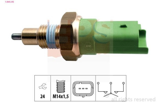 Contacteur, feu de recul Made in Italy - OE Equivalent 1.860.245 EPS Facet