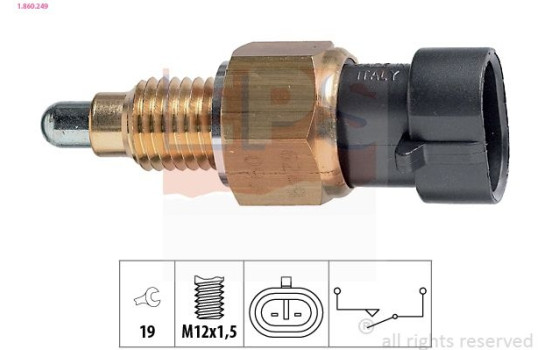 Contacteur, feu de recul Made in Italy - OE Equivalent 1.860.249 EPS Facet