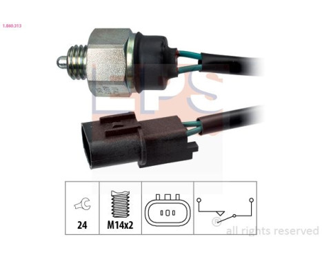 Contacteur, feu de recul Made in Italy - OE Equivalent 1860313 EPS Facet