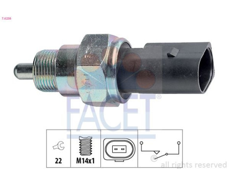 Contacteur, feu de recul Made in Italy - OE Equivalent