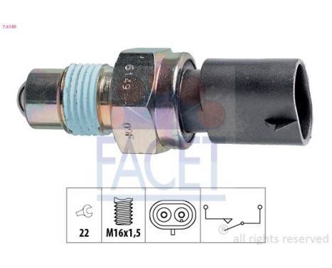 Contacteur, feu de recul Made in Italy - OE Equivalent