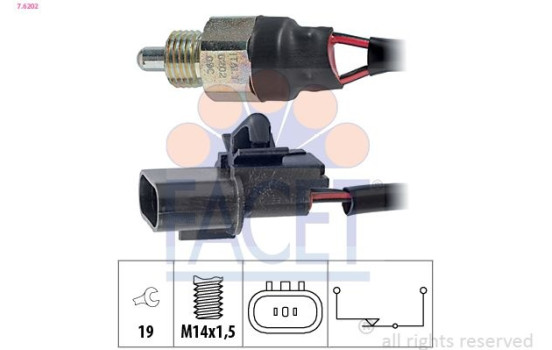 Contacteur, feu de recul Made in Italy - OE Equivalent