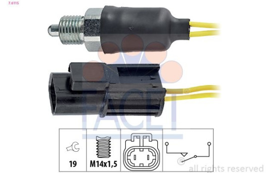 Contacteur, feu de recul Made in Italy - OE Equivalent