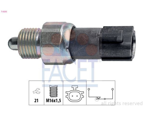 Contacteur, feu de recul Made in Italy - OE Equivalent