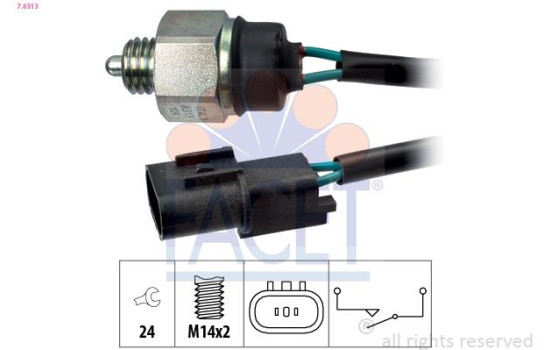 Contacteur, feu de recul Made in Italy - OE Equivalent