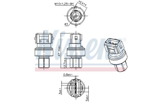 Pressostat, climatisation **PREMIER FIT**, Image 6