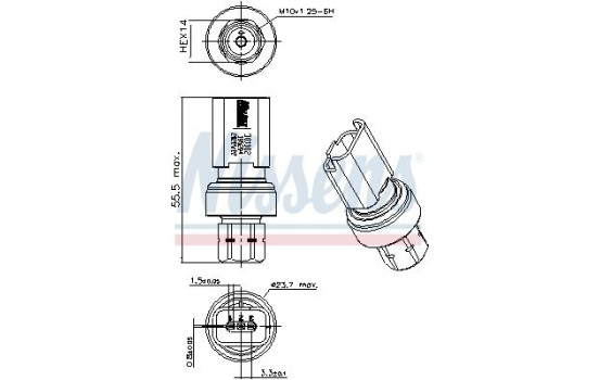 Pressostat, climatisation