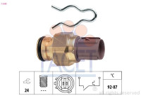 Interrupteur de température, ventilateur de radiateur Made in Italy - OE Equivalent 7.5285 Facet
