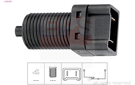 Interrupteur des feux de freins Made in Italy - OE Equivalent 1.810.075 EPS Facet