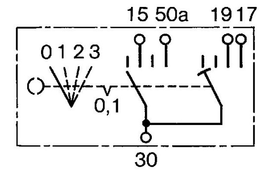 Interrupteur, préchauffage, Image 4