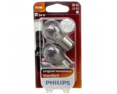 Philips 13498B2 BA15s P21W 24V set á 2 pieces