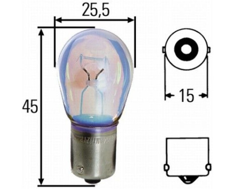 Hella Standard P21W, 24V21W (2 pieces)