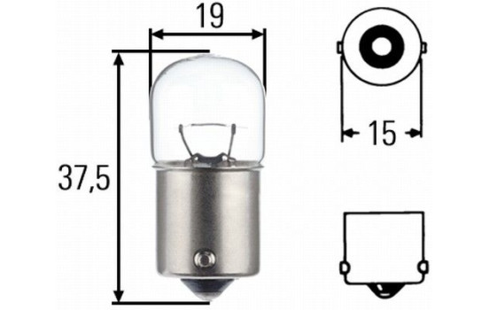Hella Standard R10W, 24V10W (2 pieces), Image 2