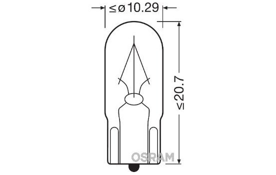 Osram Original 24V W5W T10, Image 3