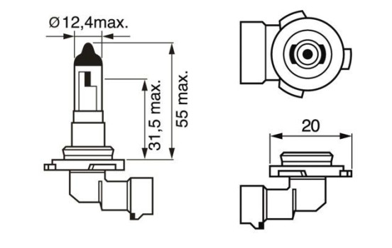 Bosch Pure Light H10, 12V42W, Image 6