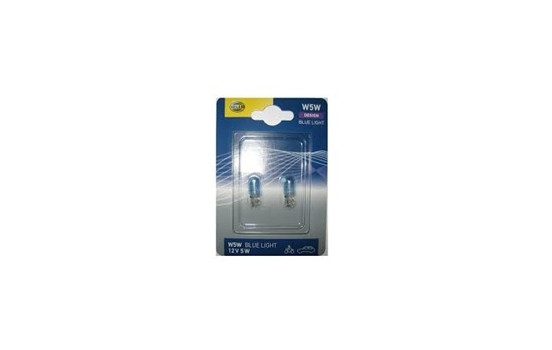 Hella Blue Light W5W, 12V5W (2 pieces)