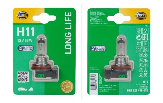Hella Longlife H11, 12V55W