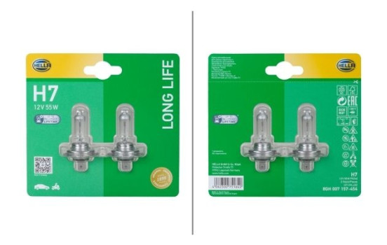 Hella Longlife H7, 12V55W (2 pieces)
