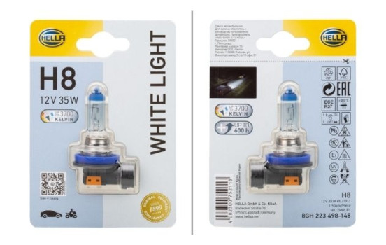 Hella White Light H8, 12V35W