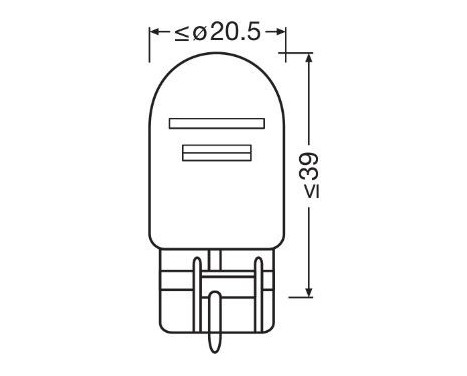 Light bulb, brake light ORIGINAL
