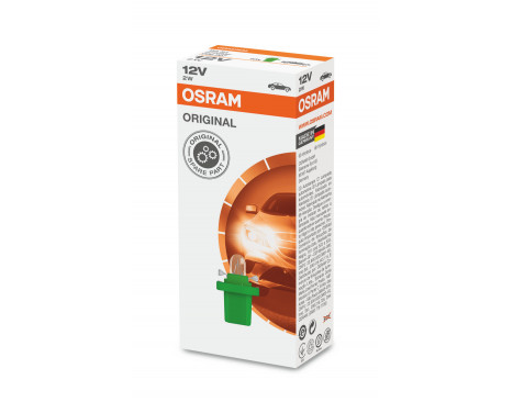 Osram B8.5d green 12V 2W