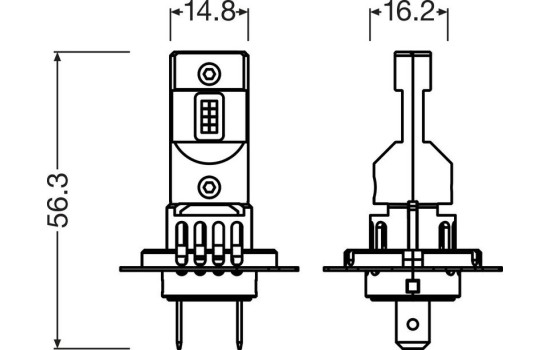 Osram LEDriving HL EASY GEN 2 H7/H18 - 2 pieces, Image 3