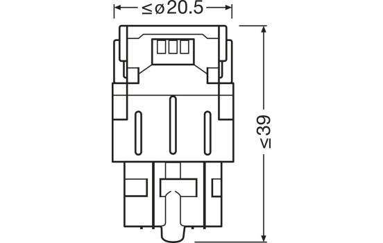 Osram LEDriving SL W21/5W, (2 pieces), Image 2