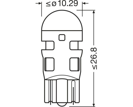 Osram LEDriving sl w5w white, Image 2