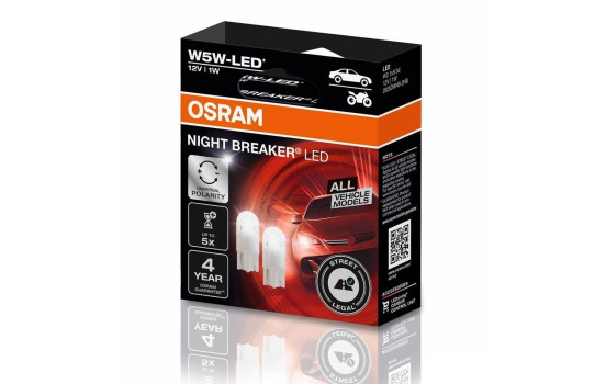 Osram Night Breaker 12V LED W5W - 2 pieces