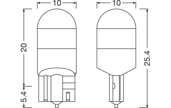 Osram Night Breaker 12V LED W5W - 2 pieces, Image 4