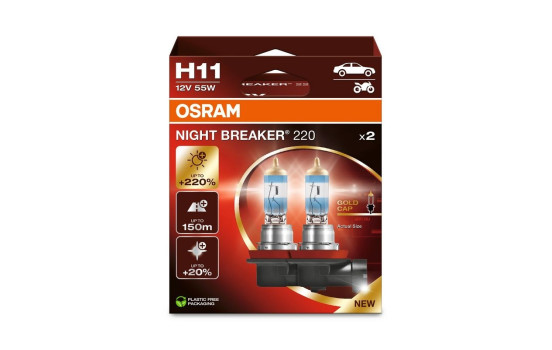 Osram Night Breaker H11, 12V55W (2 pieces)